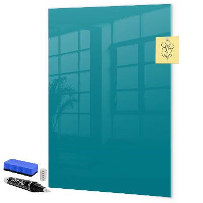Memobord van glas met print inclusief neodymium magneten Een kleurrijk prikbord voor notities en foto's