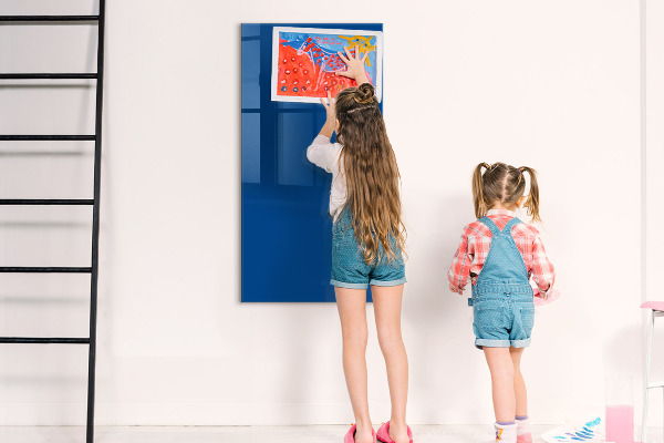 Decoratief glazen wandbord beschrijfbaar en magnetisch Magnetisch bord voor foto's en notities