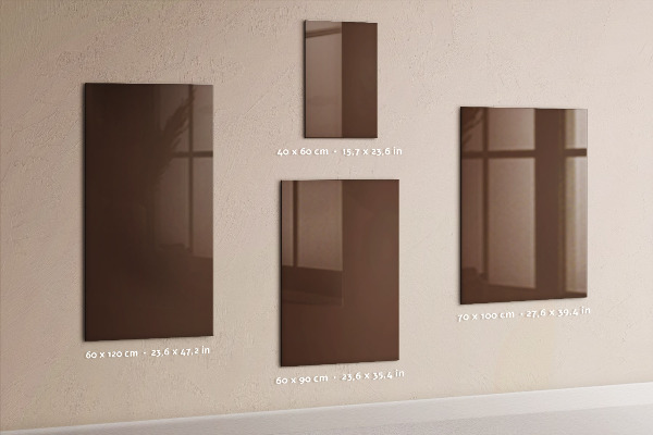 Memobord van glas met print inclusief neodymium magneten Een stijlvol bord voor notities en foto's