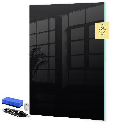 Decoratief glazen wandbord beschrijfbaar en magnetisch Magnetisch bord voor notities en foto's