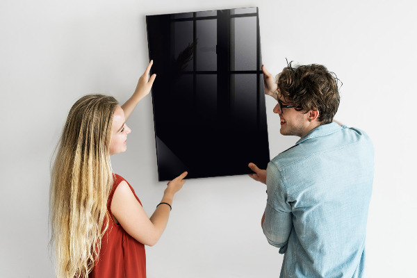 Decoratief glazen wandbord beschrijfbaar en magnetisch Magnetisch bord voor notities en foto's