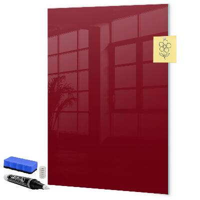 Memobord van glas met print inclusief neodymium magneten Magnetisch bord voor notities en foto's
