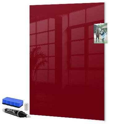 Memobord van glas met print inclusief neodymium magneten Magnetisch bord voor notities en foto's