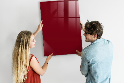 Memobord van glas met print inclusief neodymium magneten Magnetisch bord voor notities en foto's