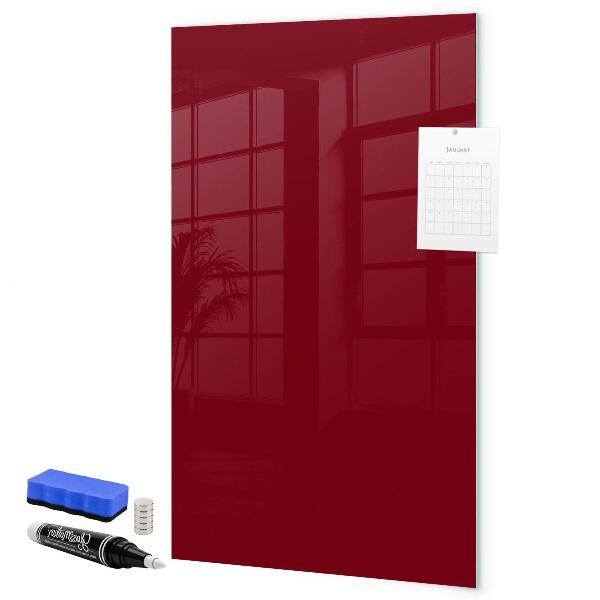 Memobord van glas met print inclusief neodymium magneten Magnetisch bord voor notities en foto's