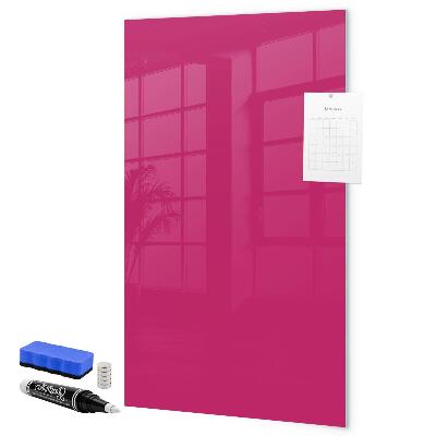 Memobord van glas met print inclusief neodymium magneten Een kleurrijk prikbord voor notities en foto's