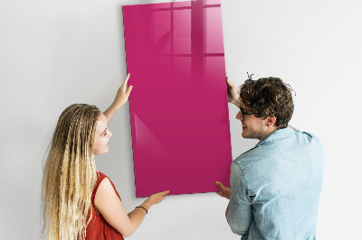 Memobord van glas met print inclusief neodymium magneten Een kleurrijk prikbord voor notities en foto's