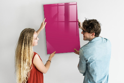 Memobord van glas met print inclusief neodymium magneten Een kleurrijk prikbord voor notities en foto's