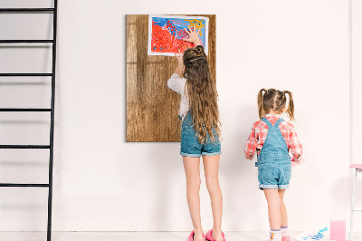 Decoratief glazen wandbord beschrijfbaar en magnetisch Magnetisch bord voor foto's en notities