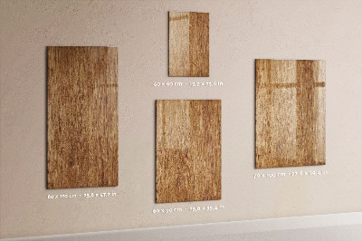 Decoratief glazen wandbord beschrijfbaar en magnetisch Magnetisch bord voor foto's en notities