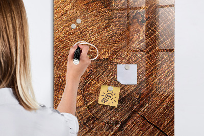 Memobord van glas met print inclusief neodymium magneten Memobord met magneten en foto's