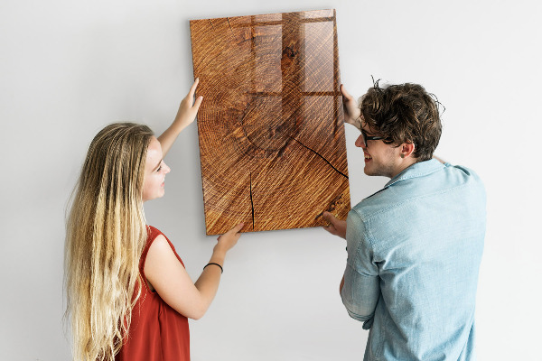 Memobord van glas met print inclusief neodymium magneten Memobord met magneten en foto's