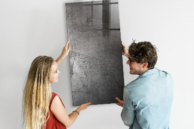 Decoratief glazen wandbord beschrijfbaar en magnetisch Modern prikbord voor foto's en notities