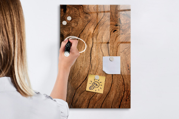 Memobord van glas met print inclusief neodymium magneten Een knusse plek voor herinneringen en aantekeningen.