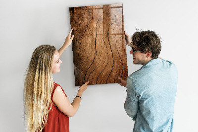 Memobord van glas met print inclusief neodymium magneten Een knusse plek voor herinneringen en aantekeningen.