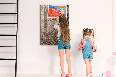 Decoratief glazen wandbord beschrijfbaar en magnetisch Magnetisch bord voor foto's en notities