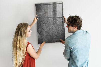 Decoratief glazen wandbord beschrijfbaar en magnetisch Magnetisch bord voor foto's en notities