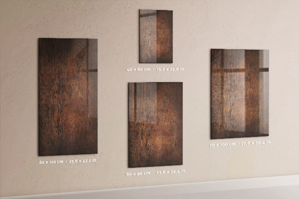 Memobord van glas met print inclusief neodymium magneten Magnetisch notitieblok