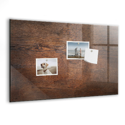 Decoratief glazen wandbord beschrijfbaar en magnetisch Een knusse ruimte om je herinneringen tentoon te stellen.
