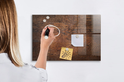 Decoratief glazen wandbord beschrijfbaar en magnetisch Een knusse ruimte om je herinneringen tentoon te stellen.