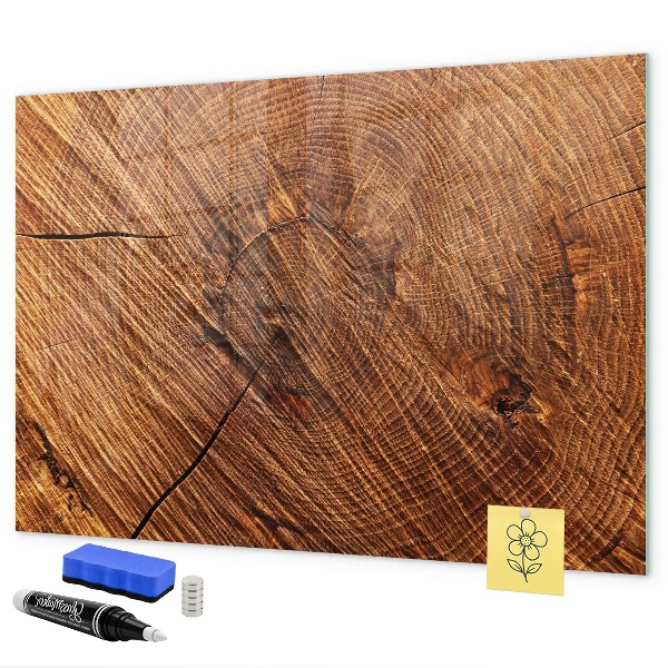 Foto-organizer op een houten plank
