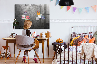 Memobord van glas met print inclusief neodymium magneten Bord voor foto's en notities
