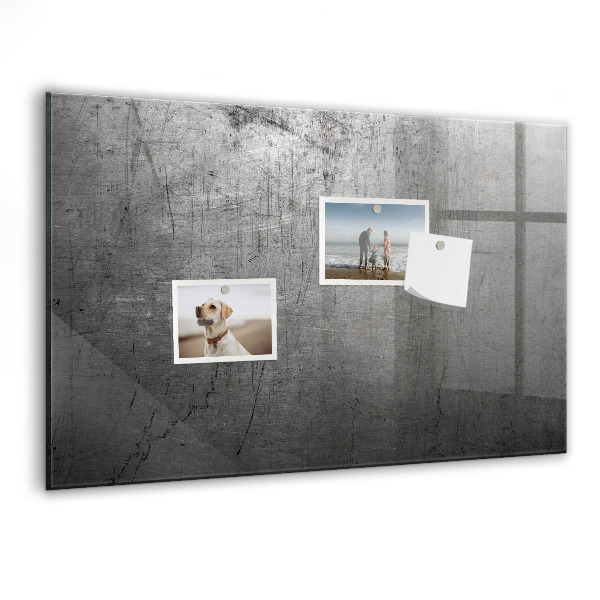 Memobord van glas met print inclusief neodymium magneten Bord voor foto's en notities