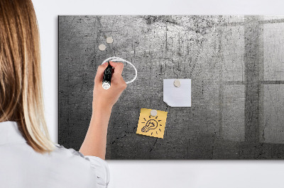 Memobord van glas met print inclusief neodymium magneten Bord voor foto's en notities