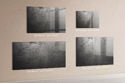 Memobord van glas met print inclusief neodymium magneten Bord voor foto's en notities