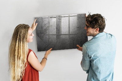 Memobord van glas met print inclusief neodymium magneten Bord voor foto's en notities