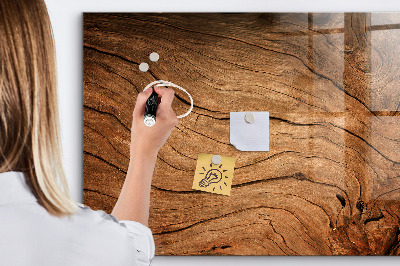 Decoratief glazen wandbord beschrijfbaar en magnetisch Modern magnetisch fotobord