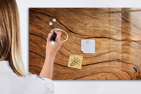 Decoratief glazen wandbord beschrijfbaar en magnetisch Modern magnetisch fotobord