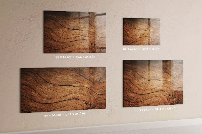 Decoratief glazen wandbord beschrijfbaar en magnetisch Modern magnetisch fotobord