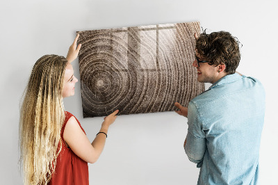 Decoratief glazen wandbord beschrijfbaar en magnetisch Memobord met magneten en foto's