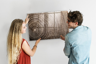 Decoratief glazen wandbord beschrijfbaar en magnetisch Memobord met magneten en foto's