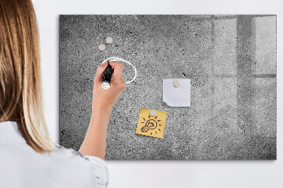 Decoratief glazen wandbord beschrijfbaar en magnetisch Memobord met magneten en foto's