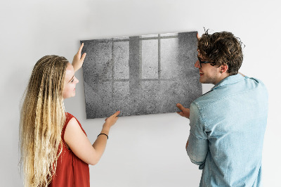 Decoratief glazen wandbord beschrijfbaar en magnetisch Memobord met magneten en foto's