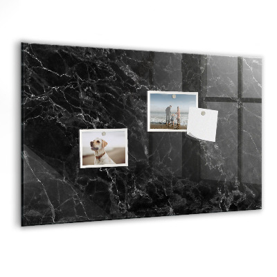 Memobord van glas met print inclusief neodymium magneten Modern prikbord voor notities en foto's