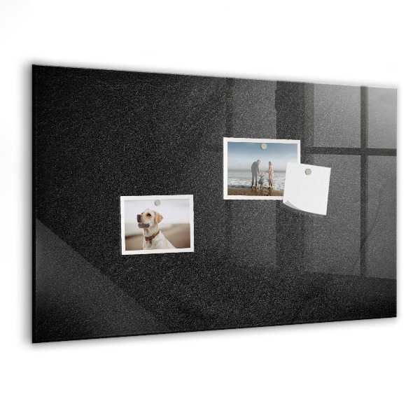 Decoratief glazen wandbord beschrijfbaar en magnetisch Notitie- en fotobord
