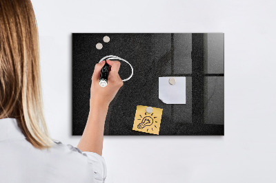 Decoratief glazen wandbord beschrijfbaar en magnetisch Notitie- en fotobord