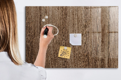Decoratief glazen wandbord beschrijfbaar en magnetisch Notitie- en fotobord