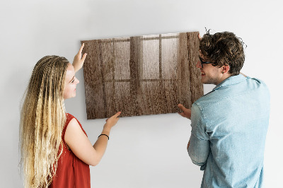 Decoratief glazen wandbord beschrijfbaar en magnetisch Notitie- en fotobord