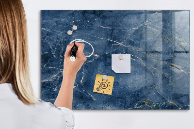 Memobord van glas met print inclusief neodymium magneten Magnetisch bord voor notities en foto's