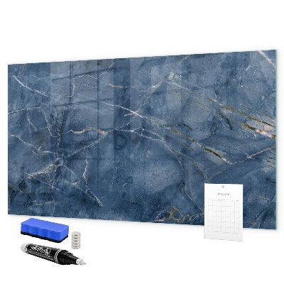 Memobord van glas met print inclusief neodymium magneten Magnetisch bord voor notities en foto's