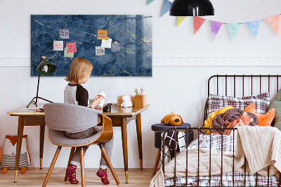 Memobord van glas met print inclusief neodymium magneten Magnetisch bord voor notities en foto's