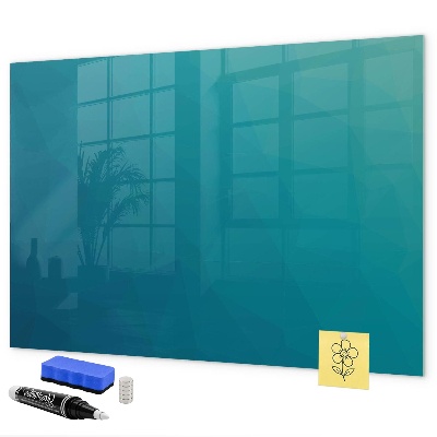 Memobord van glas met print inclusief neodymium magneten Praktische accessoires voor op kantoor en thuis.