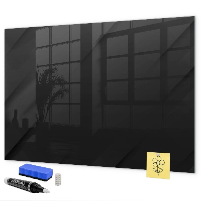 Memobord van glas met print inclusief neodymium magneten Memobord met magneten en foto's