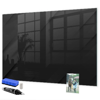 Memobord van glas met print inclusief neodymium magneten Memobord met magneten en foto's