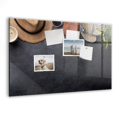 Memobord van glas met print inclusief neodymium magneten Een doos voor herinneringen en aantekeningen.