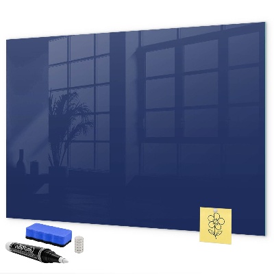 Memobord van glas met print inclusief neodymium magneten Magnetisch bord voor notities en foto's